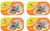 ??????? Fried Dace with Salted Chinese Douchi Fermented Black Beans - 3.5 oz -4 Packs-