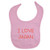 Mashed Clothing I Love Japan Cotton Baby Bib -Pink-