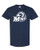 CreateMyTee - Monmouth University M One Color T-Shirt - MU Logo Apparel Mens/Womens T-Shirt -Navy X-Large-