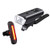CIUJOY Bike Lights Ultra Bright USB Rechargeable Bike Light Set Powerful Bicycle Front Headlight and Back Taillight Easy to Install for Men Women Kids Road Mountain Cycling Fits All Bikes