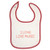 Mashed Clothing I Love Live Music Red Piping Bib
