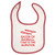 Mashed Clothing Bacon Or Baseball That Is The Question Red Piping Bib