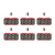 gazechimp 6Pc 4 Digit Tube 7-Segment 0.56 inch LED Display Module HT16K33 I2C for
