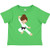 inktastic Cute Girl Brown Hair Black Toddler T-Shirt 2T Apple Green 39dc9