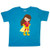 inktastic Superhero Girl Brown Hair Red Toddler T-Shirt 2T Turquoise 3c0f9