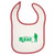 Mashed Clothing Keepin It Reel Red Piping Bib