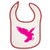 Mashed Clothing Eagle -Raspberry- Red Piping Bib