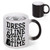 Color Changing Cup Mug - Heat Sensitive Color Changing Coffee Cup Novelty Mug Gift Dress The Line And Stay Changing Mug Cup for Coffee Tea