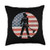 JonFriday USA Fire Department Firefighter Gifts Firefighter USA Flag Vintage Thin Red Line Fireman Gift Throw Pillow 18x18 Multicolor
