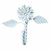 White Wrought Iron Bathroom and Kitchen Robe Hook Flower - Renovators Supply