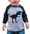 7 ate 9 Apparel Baby Boys Dinosaur Happy Easter Grey Raglan 3T