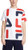 Fila Mens Bennet Tee White/Chinese Red/Peacoat Medium