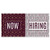 Duo Colors Now Hiring Business Window Display Large Format Sign