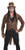 amscan 847578 Mens Witch Doctor Voodoo Tailcoat Jacket Brown Standard 1 Count