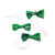 Fun Express - Green Sequin Bow Ties for St. Patricks Day - Apparel Accessories - Costume Accessories - Bulk Accessories - St. Patricks Day - 12 Pieces