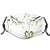 Fillter Cloth For adult and kidsLove Birds In Heart Shaped Floral Branch Romance In Spring Kiss Theme Home?Reusable Windproof Cloth Half Face Double Protection