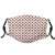Fillter Face Cloth For mens and womensBalinese Ethnic Retro Mosaic Pattern With Circles And Squares?Cold Mouth Dustproof Double Protection
