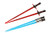 Star Wars The Force Awakens Kylo Ren and Rey Lightsaber Chopsticks Set