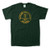 Baylor Bears 100-Percent Pre-Shrunk Vintage Circle College Short Sleeve Tee Small Forest