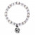 Alexa's Angels 6" RHD child pray box bracelet white stretch