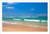Peaceful Beach Scene Paper Print Wall Art -4in. x 6in.-