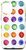 iPhone 12/12 Pro Watercolor Abstract Circles Case