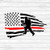 Firefighter Flag Decal Red Line Decal Fireman Distressed American Flag Decal for Vinyl Decals Fire Wife Vinyl Decal Sticker