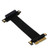 PCI-e PCI Express 4X Extension Cable -270 Reverse PCI-E Slot-