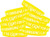in The Fight for Someone I Love Endometriosis Bladder Cancer Sarcoma Wristband Bracelet 10-Pack -Yellow-