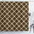 Ambesonne Plaid Shower Curtain Tartan Pattern with Diagonal Squares Classic Composition Geometric Arrangement Cloth Fabric Bathroom Decor Set with Hooks 70 inch Long Beige Green