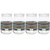 Fiesta Slate Stripe 16-Ounce Jar Glass (Set of 4)