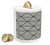 Ambesonne Abstract Piggy Bank Geometric Inner Triangles Minimalist Western Expressionism Style Boho Display Printed Ceramic Coin Bank Money Box for Cash Saving Black White