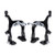 Baosity 1 Set Front  and  Rear Brake Lightweight Dual Pivot MTB Bike Side Pull Caliper
