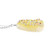 Natural Raw Yellow Druzy Pendant Necklace in 925 Sterling Silver For Women Personalized Gifts