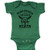 Inktastic Handpicked for Earth By My Uncle in Infant Creeper Newborn Kelly Green