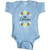 inktastic Big Cousin with Green Brown Infant Creeper Newborn Light Blue 334c1