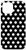 iPhone 12 mini Polka Dot Pattern Black and White Circle Spots Retro Gift Case