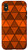 iPhone X/XS Simple Geometric Pattern Orange Triangle Polygons Modern Case