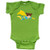 inktastic Superhero Girl Brown Hair Infant Creeper 24 Months Apple Green 3c0fa