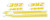 Reflective Concepts 392 HEMI Engine Cover Overlay Decals for Challenger and Charger - -Color Bright Yellow-