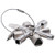10 In 1 Multifunction Cross Switch Wrench Alloy Universal Square Triangle Elevator Electrical Cupboard Box Train Cabinet