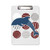 Dolphin Circle Cartoon Illustrate Clipboard Folder Writing Pad Backing Plate A4