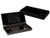 Matte Black Vinyl Decal Faceplate Mod Skin Kit for Nintendo DSi -DSi- Console by System Skins