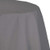 Glamour Gray Round Paper Tablecloths with Plastic Lining 3 ct