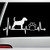 Beagle Dog Paw Heartbeat Lifeline Decal Stickers Car Decal Window Decal Vinyl Decal Die Cut Decals Funny Laptop Stickers Bumper Stickers Present