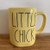 Rae Dunn LITTLE CHICK Easter Mug - allside YELLOW - Ceramic - very rare