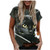 YAnGSale Women Casual Sweatshirt 3D Cat Print Blouse Stripe Shirt Long Sleeve T-Shirt O-Neck Tops Tee Pullover -B2 XXL-