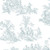 Norwall MH36500 Romantic Toile Wallpaper