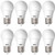 Sunco Lighting 8 Pack A15 LED Bulb 8W-60W 4000K Cool White Dimmable 800 LM E26 Base Refrigerator  and  Fan Light - UL Energy Star