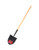 Bully Tools 72515 14-Gauge Round Point Shovel with American Ash Long Handle